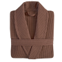 Халат унісекс Hotel professional Waffle brown Розміри: S, M, L, XL, XXL, XXXL
