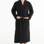 Халат унісекс Hotel professional Waffle Чорний Розміри: S, M, L, XL, XXL, XXXL