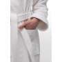Халат унісекс Туреччина Premium Велюр Cloud White 450 г/м2 Розміри: S, M, L, XL, XXL, XXXL, 4XL, 5XL