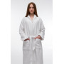 Халат махровий унісекс - Premium Soft білий  450 г/м2 Розміри: S, M, L, XL, XXL, XXXL, 4XL, 5XL