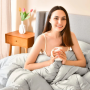 Ковдра 175х210 см nordic comfort всесезонна сіра
