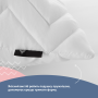 Подушка 40*60 Готельна nordic comfort біла чохол стьобаний