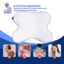 Подушка ортопедическая MEMORY FOAM бабочка 58х50х12 см с эффектом памяти