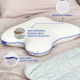 Подушка ортопедическая MEMORY FOAM бабочка 58х50х12 см с эффектом памяти