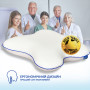 Подушка ортопедическая MEMORY FOAM бабочка 58х50х12 см с эффектом памяти