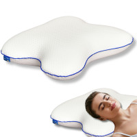 Подушка ортопедическая MEMORY FOAM бабочка 58х50х12 см с эффектом памяти