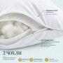 Подушка 50x70 Premium Soft Перкаль, 100% бавовна внутрішньою подушкою лебединого пуху