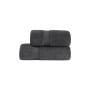 Рушник махровий Lotus Home - Grand soft twist antrasit антрацит 90*150