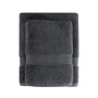 Рушник махровий Lotus Home - Grand soft twist antrasit антрацит 90*150