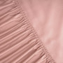 Простынь на резинке с наволочкой Penelope - Laura dusty rose розовый 100*200+50*70