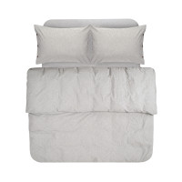 Постільна білизна Lotus Home Washed cotton - Solid light antracite сімейний