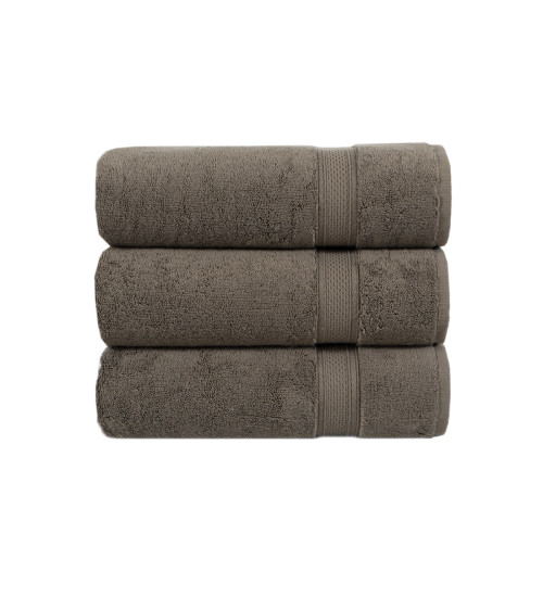 Рушник махровий Lotus Home - Grand soft twist brown коричневий 90*150