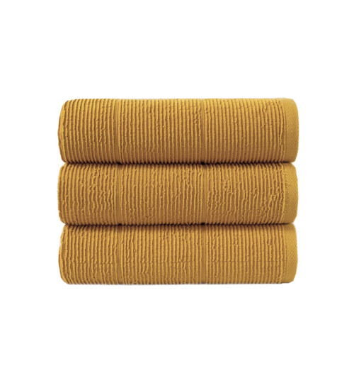 Рушник Lotus Home - Sophia mustard гірчичний 50*90