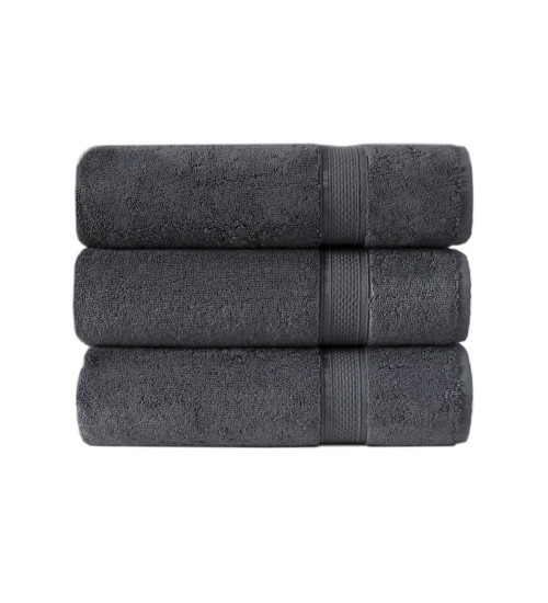 Рушник махровий Lotus Home - Grand soft twist antrasit антрацит 50*90