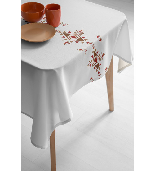 Скатертина Lotus Home - Трикутний орнамент 140*240