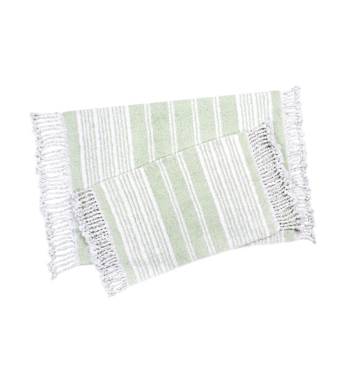 Набор ковриков Irya - Relax yesil зеленый 60*90+40*60