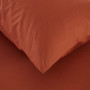 Простынь на резинке с наволочками Penelope - Laura brick red кирпичный 160*200+50*70 (2)