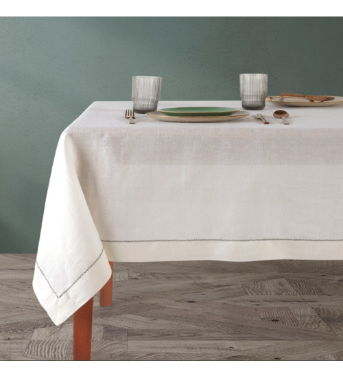 Скатертина Lotus Home - Benna off white кремовий 170*250 Скатертина Lotus Home - Benna off white кремовий 170*250
