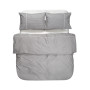 Постільна білизна Lotus Home - Premium Stripe антрацит євро