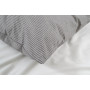Постільна білизна Lotus Home - Premium Stripe антрацит євро