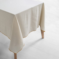 Скатертина Lotus Home - Toursa гірчичний 150*220