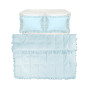 Постільна білизна Lotus Home Washed cotton - Kansas fly plus ментоловий євро