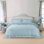 Постільна білизна Lotus Home Washed cotton - Kansas fly plus ментоловий євро