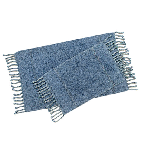 Набор ковриков Irya - Paloma denim синий 60*90+40*60