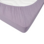 Простирадло трикотажне на резинці Iris Home - Ліловий 160*200+25