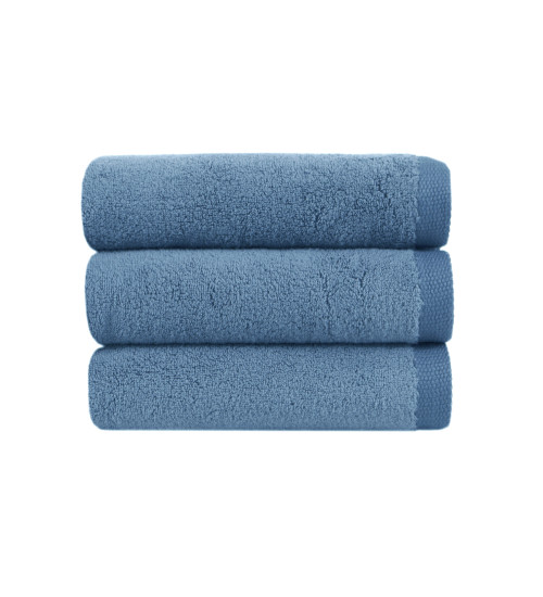 Рушник Lotus Home Готель Premium - Microcotton Solid Blue 90*150 550 г/м²
