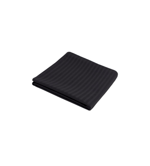 Простынь Iris Home Отель - Сатин Страйп 1*1 черный 240*260