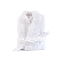 Халат-кімоно Lotus Home - Bold white махровий XL
