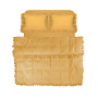 Постільна білизна Lotus Home Washed cotton - Kansas fly гірчичний євро