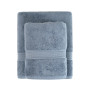 Рушник махровий Lotus Home - Grand soft twist denim денім 50*90