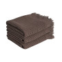 Рушник Lotus Home - Rius dark brown темно-коричневий 50*100