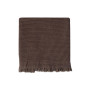 Рушник Lotus Home - Rius dark brown темно-коричневий 50*100
