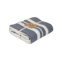 Плед Lotus Home - Infinity Stripe сірий 200*220