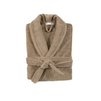 Халат махровий Lotus Home - Basic New Line бежевий Розміри: S, M, L, XL, XXL, XXXL