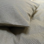 Постільна білизна Lotus Home - Premium Percale Stripe хакі євро