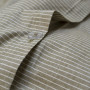 Постільна білизна Lotus Home - Premium Percale Stripe хакі євро