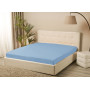 Простирадло трикотажне на резинці Iris Home - Блакитний 160*200+25