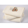 Полотенце кухонное Lotus вышивка - Cup Coffee крем 40*60
