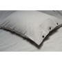 Постільна білизна Lotus Home Washed cotton - Solid light antracite євро