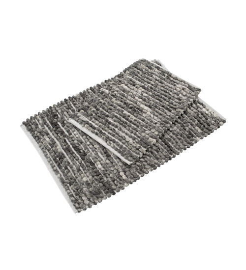 Набор ковриков Irya - Ottova dark-grey темно-серый 60*90+40*60