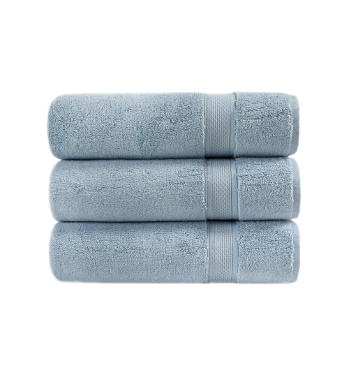 Рушник махровий Lotus Home - Grand soft twist blue блакитний  50*90