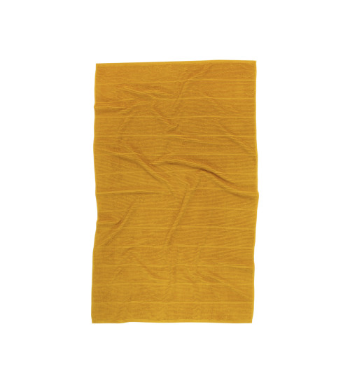 Рушник Lotus Home - Sophia mustard гірчичний 90*150