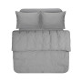 Постільна білизна Lotus Home Washed cotton - Solid antracite євро