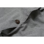 Постільна білизна Lotus Home Washed cotton - Solid antracite євро