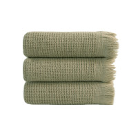 Набір рушників Lotus Home - Rius olive оливковий 35*50 (3 од.)