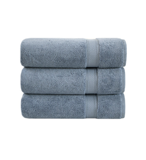 Рушник махровий Lotus Home - Grand soft twist denim денім 70*140